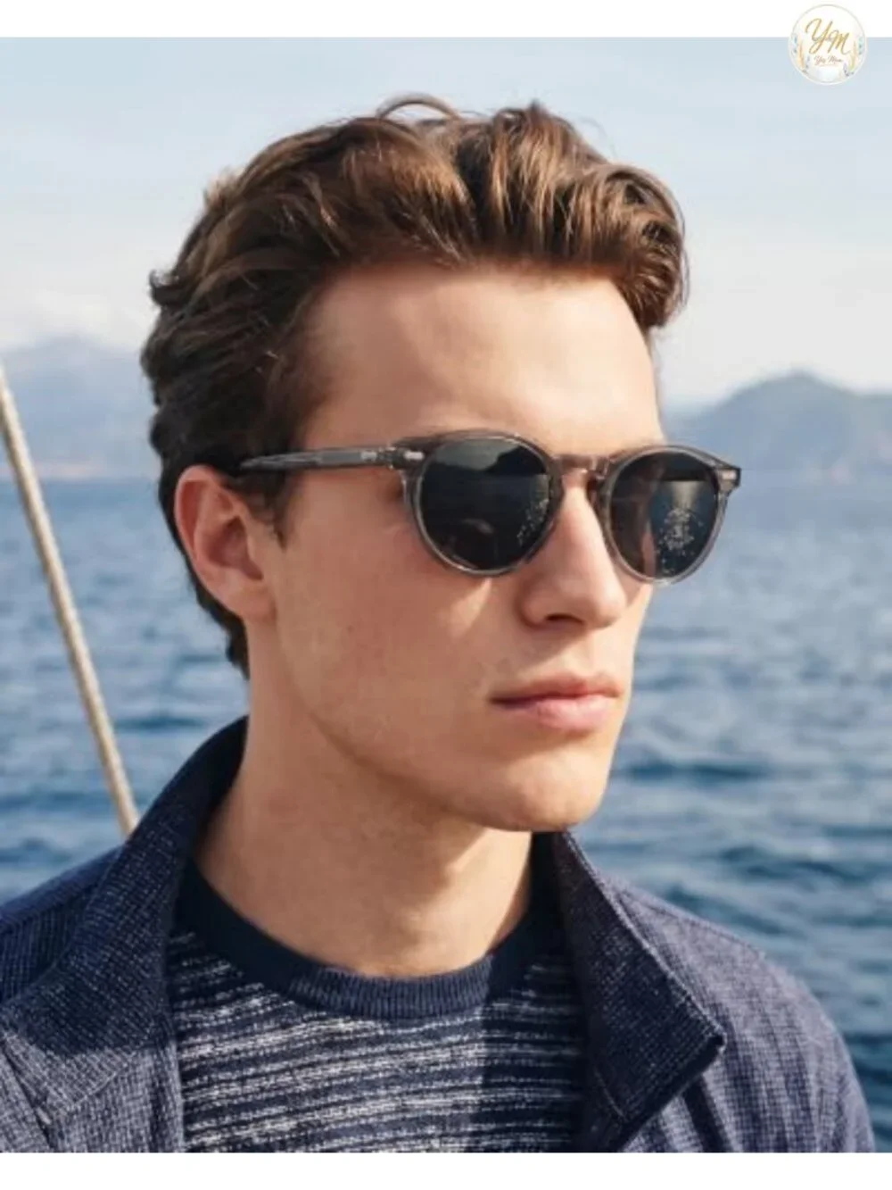 Retro Polarized Sunglasses for Men UV400 Protection Handcrafted Acetate Round